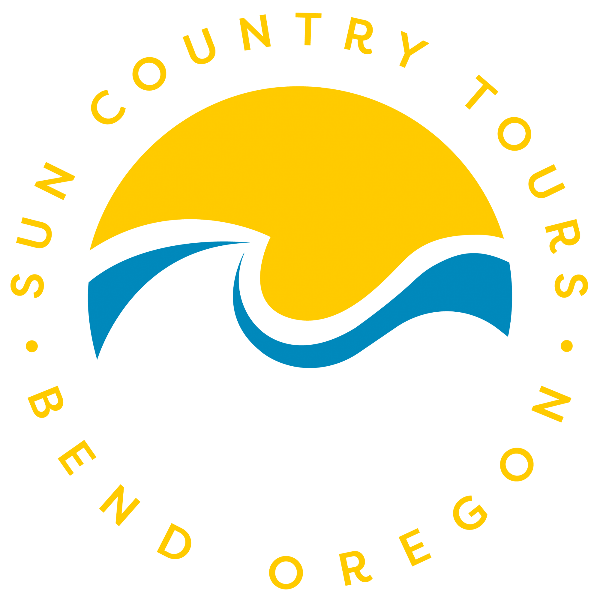 Sun Country Tours - Bend, Oregon logo.