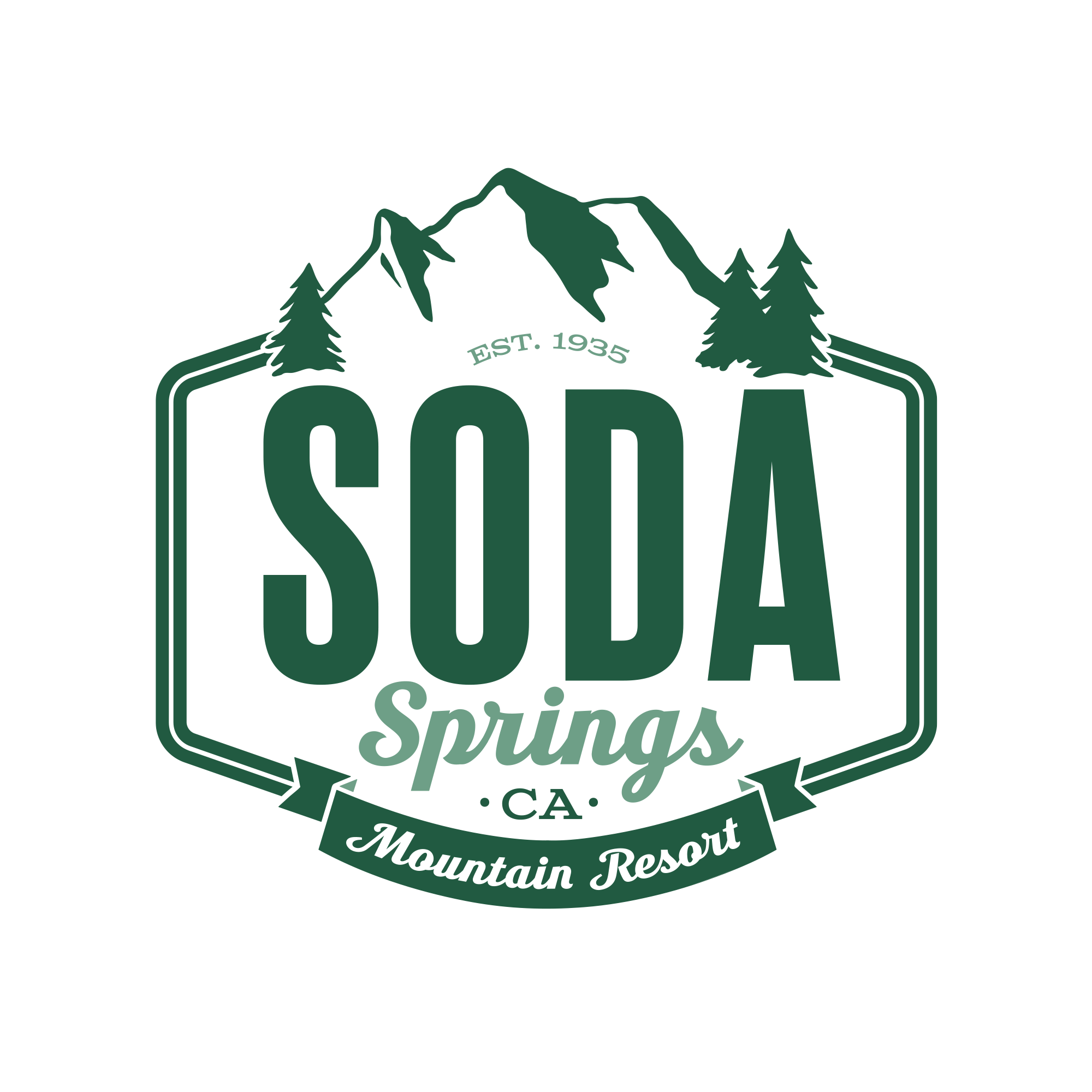 Soda Springs California Mountain Resort logo